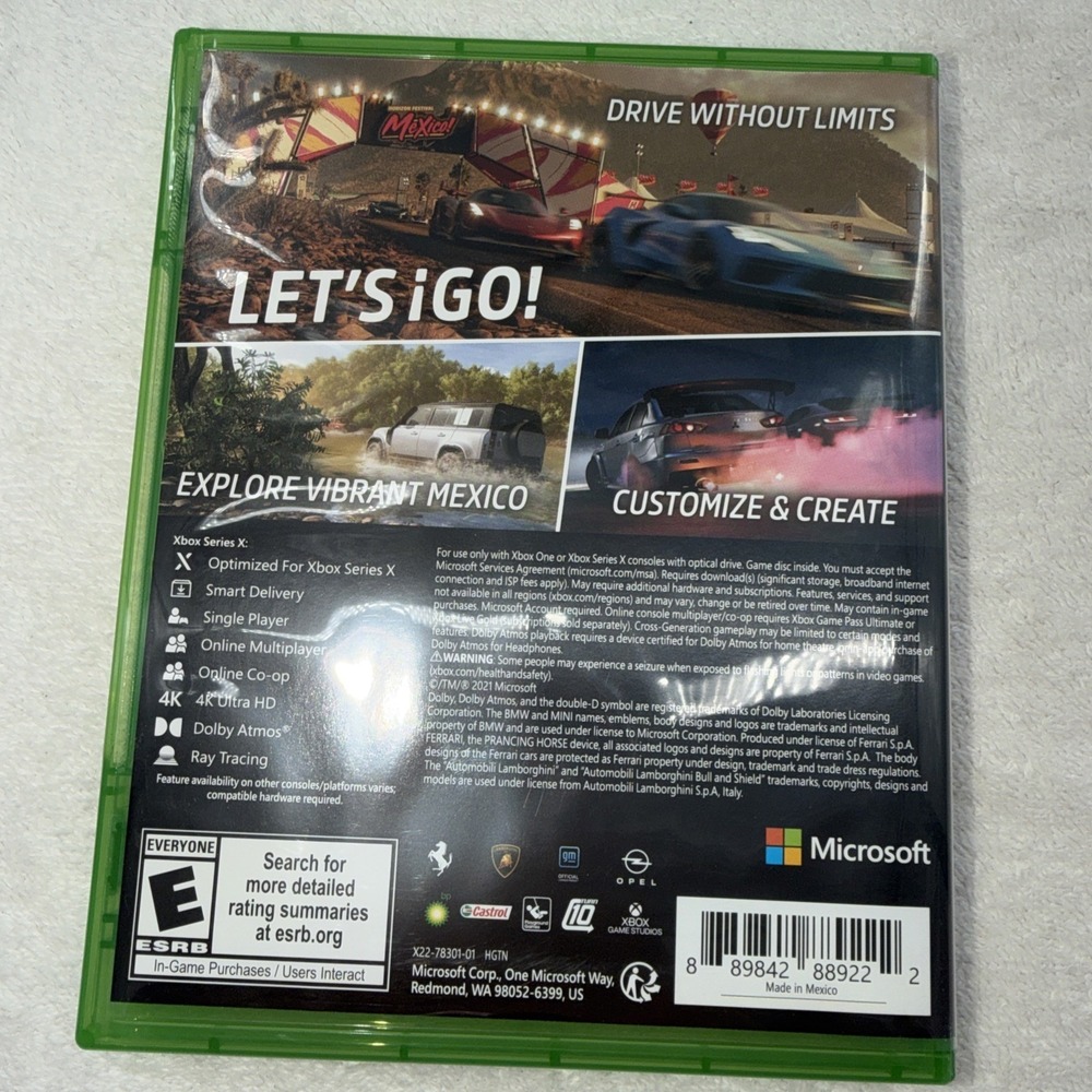 Forza Horizon 5 Standard Edition (Microsoft Xbox Series X No Manual - Picture 5 of 7